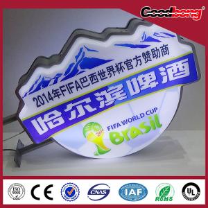 Quality New Arrival Advertising thermoforming acrylic LED vacuum molded signs wholesale