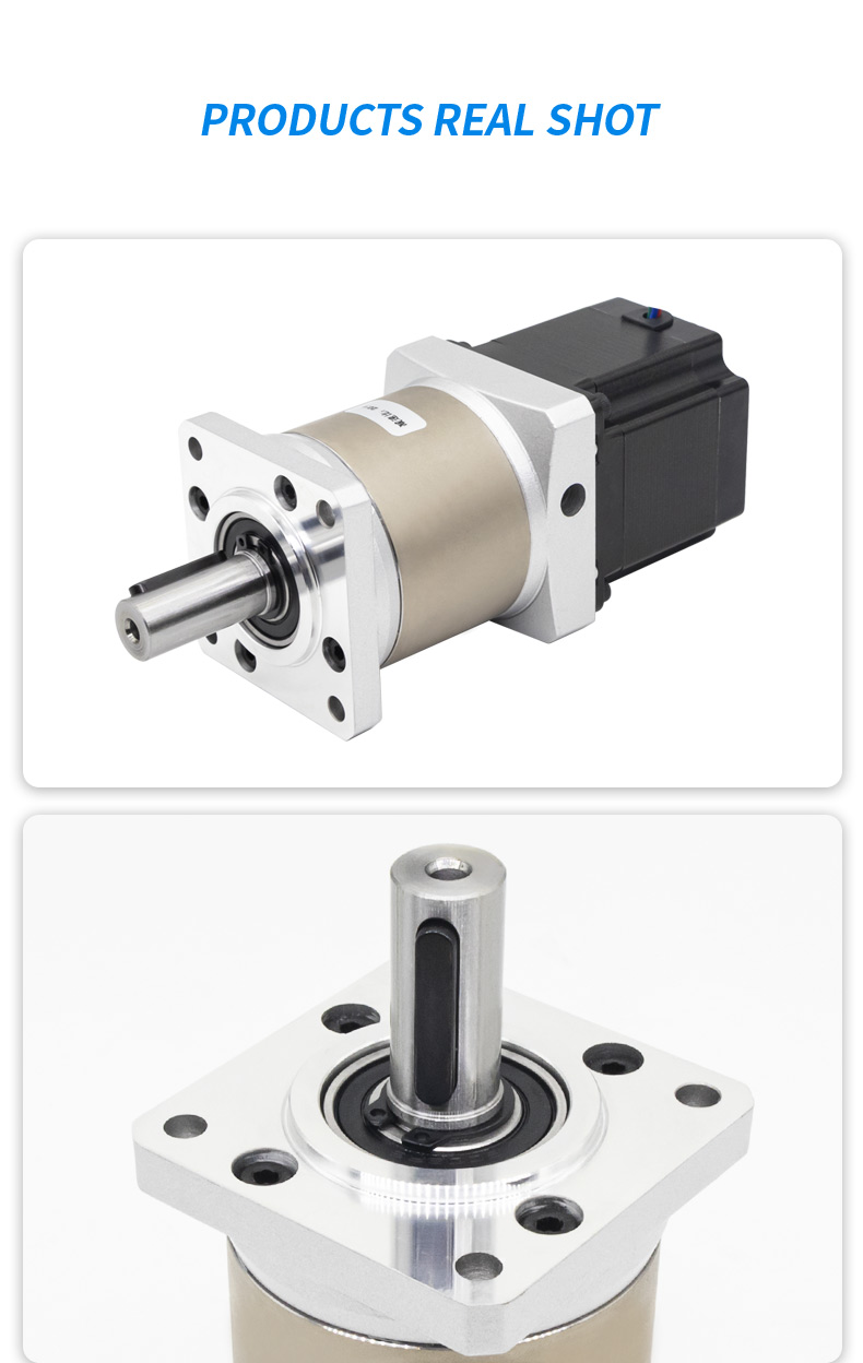 Nema 24 High Precision 60mm Hybrid Planetary Gearbox Geared Stepper Motor With Reducer