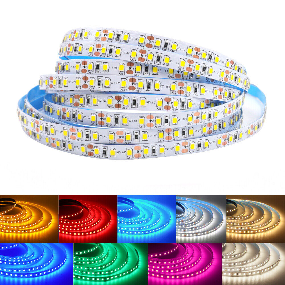 115lm/w 80Ra 12v 8mm 120leds 3000k Warm White High Brightness Flexible 35 Copper Smd2835 Led Strip Lighting