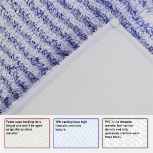 Quality Wrinkle Resistant Fluffy Absorbent Shower Rug Shifted Needle Tufted wholesale