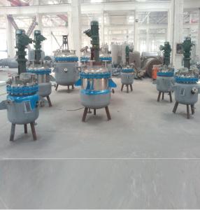 Quality Polished Reaction Kettle / Industrial Scale Reactors 1000L Pneumatic Test wholesale