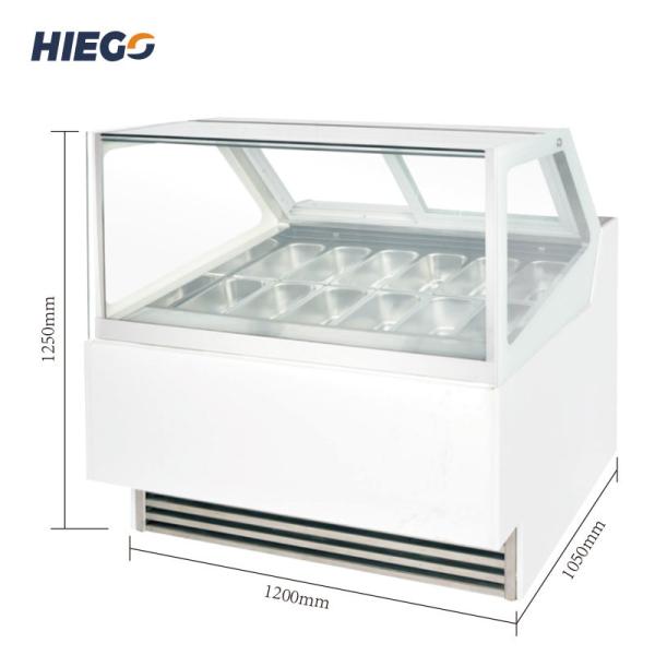 R404 Ice Cream Cone Display Cabinet Baked Pastry Ice Cream Dipping Case Stand