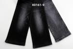 10.5 Oz Black High Stretch Warp Slub Denim Fabric For Jeans