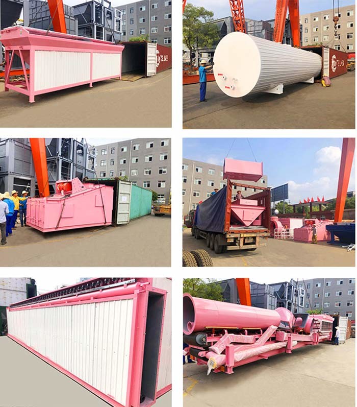 Coal Burner 120t/H Batch Type Hot Mix Plant