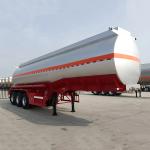 3-Axle 12r20/12r22.5 Tire 45000l 50000l Original Axle Stainless Steel Tank Truck