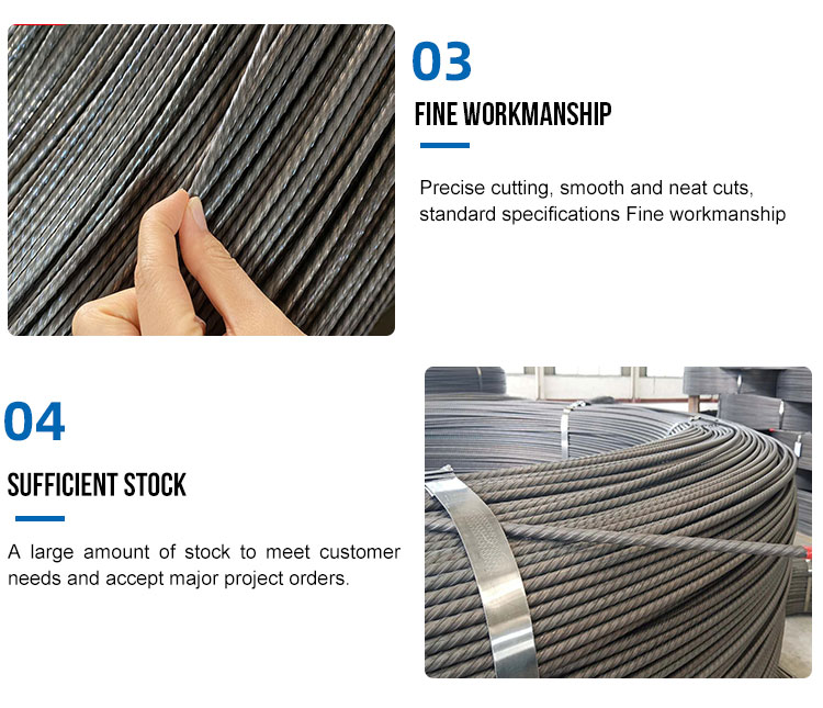 19 Strand Spiral Steel Wire Dia 5mm-10mm For Grade 1008 45 60 70 80 65Mn 82B