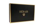 Custom printed Rigid Cardboard Box Black For Hair