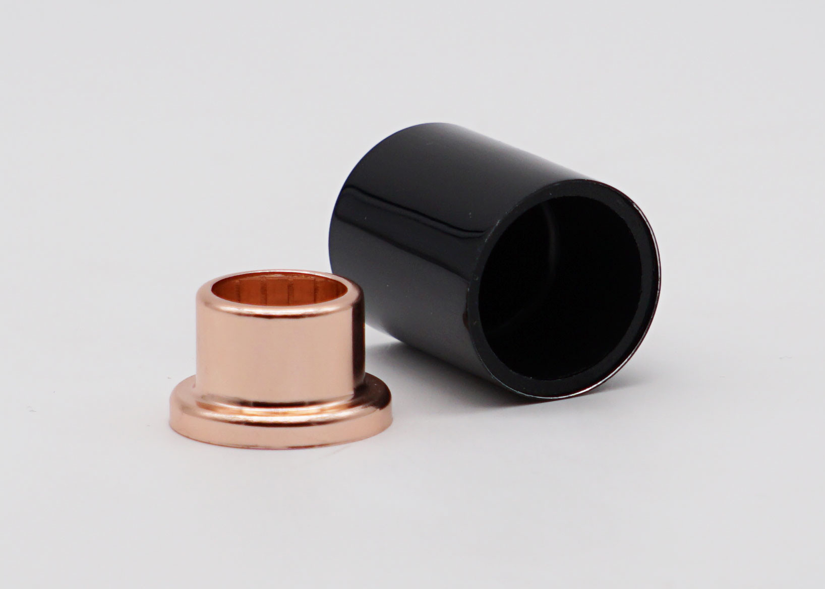 FEA15 Smooth Ribber Aluminium Perfume Bottle Caps rust proof