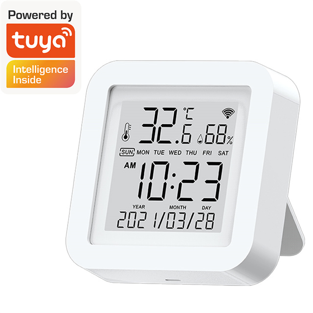 5G Tuya Zigbee Temperature And Humidity Sensor Smart Alarm Sensor