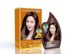 Quality Natural Hair Dye Color Treated Shampoo OEM Long - Lasting GMP GMPC wholesale