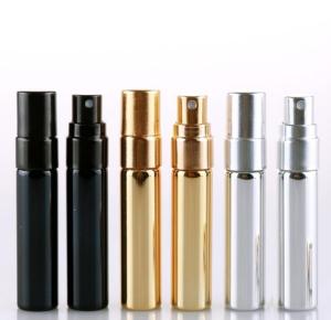 Quality 5ml 10ml 15ml Empty Glass Perfume Bottles , Cosmetic Spray Bottle With Aluminum Atomisers wholesale
