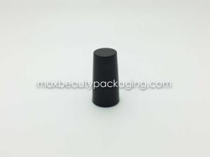 Quality N2033 uv glossy black nail polish cap nail polish packaging pp injection black outer cap UV coating colors plastic cap wholesale