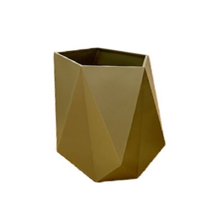 Decorative metal square plant box flower pot big large