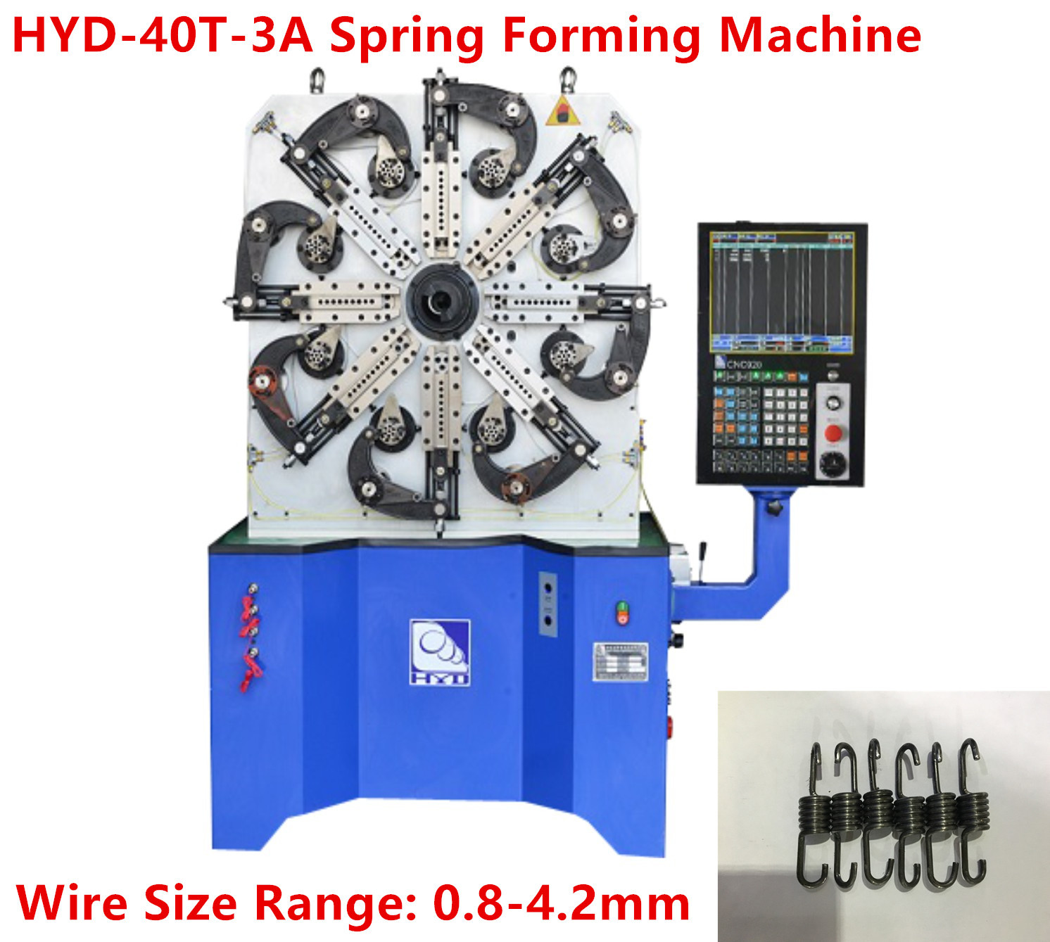 0.8 - 4.2mm Steel Automatic Wire Bending Machine CNC Multifunction Forming