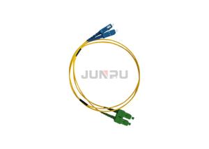 Quality SC APC - SC PC Duplex Fiber Patch Cord , Fiber Optic Patch Cable Long Life wholesale