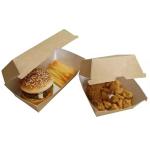 Food Container Fast Food Grade Corrugated Paper Packaging Box For Eco-Friendly