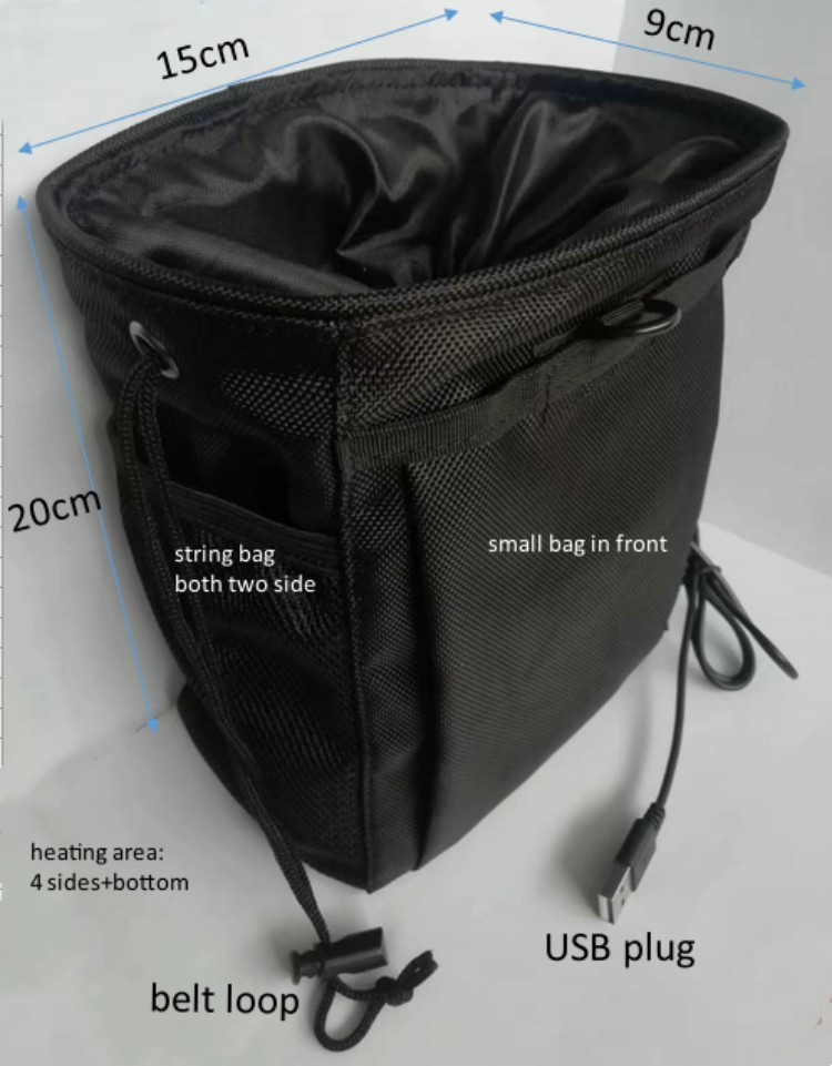 Custom Adjustable Drawstring Bag Closure Waterproof gym chalk bag