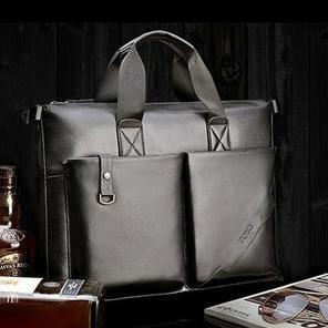 Quality 15inch pu leather laptop bag wholesale