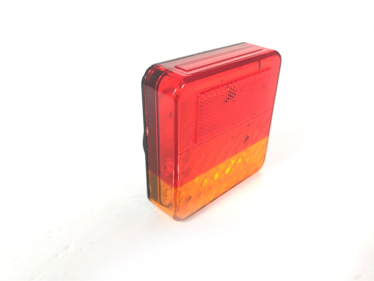 Square Emergency Trailer Lamps Waterproof Trailer Tail Lights Use In Truck Side
