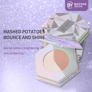 Quality Sunscreen Diamond Light Pressed Highlighter Powder 6 Colors for Lady Makeup wholesale