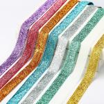 10mm-75mm Shinny Red Velvet Ribbon By The Yard Dyed Technics