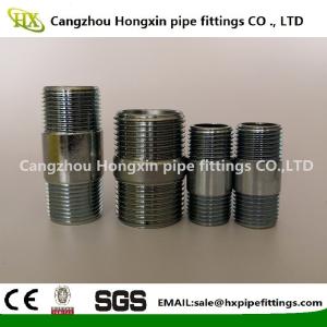 Quality ASTM A53 Steel pipe NPT thread steel pipe nipple with hot dip galvanized wholesale