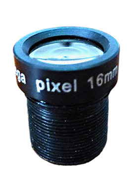 1/2" 16mm F2.0 M12 Mount CCTV IR Board Lens MTV 27 Degrees for 1080P 2MP 3MP 4MP 5 Megapixel Analog IP Camera