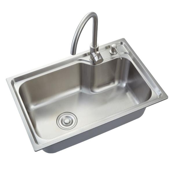 AG5515 SUS304 Stainless Steel Kitchen Sink , Rectangle Single Bowl Undermount