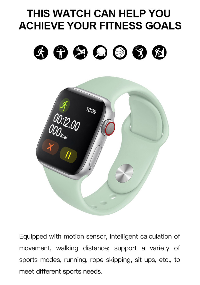 1.54inch 240x240 Pixel Stress Management Smart Sport Watch Blood Pressure