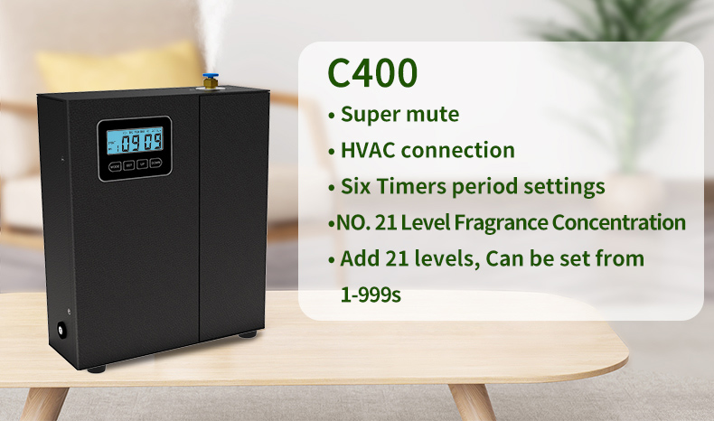150ML Commercial Bluetooth Air HVAC System Aroma Diffuser Scent Portable Wall Mounted Scent Machine Aroma Diffuser