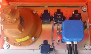Quality Low Speed SC120 Hoist Spare Parts 30kN SAJ Safety Device wholesale