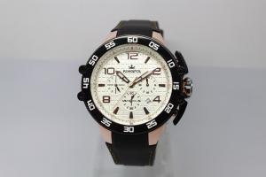 Quality Elegant Silicone Strap Watches Black For Men Multifunction Slim Watch wholesale