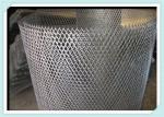 5 X 5mm Diamond Aluminum Expanded Metal Mesh 18 - 50 Meter Long Customized Color