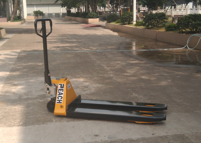 Dry Battery Automatic Hand Pallet Truck Power Saving Simple Operation