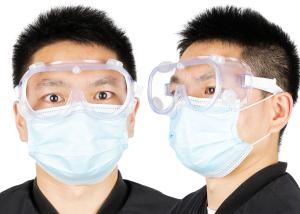 Quality Anti Fog Protective Medical Safety Goggles Anti Virus Anti Splash With Air Vents wholesale