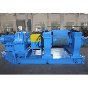 Quality Electric Motor Rubber Recycling Machinery 50 kW Power Rubber Cracker Mill Tire Crusher wholesale