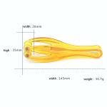 Finger Joint Handheld Body Massager Cambered Roller Design Promote Blood