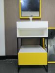 Stainless Steel Bathroom Sink Cabinets With Stone Sink Easy To Install