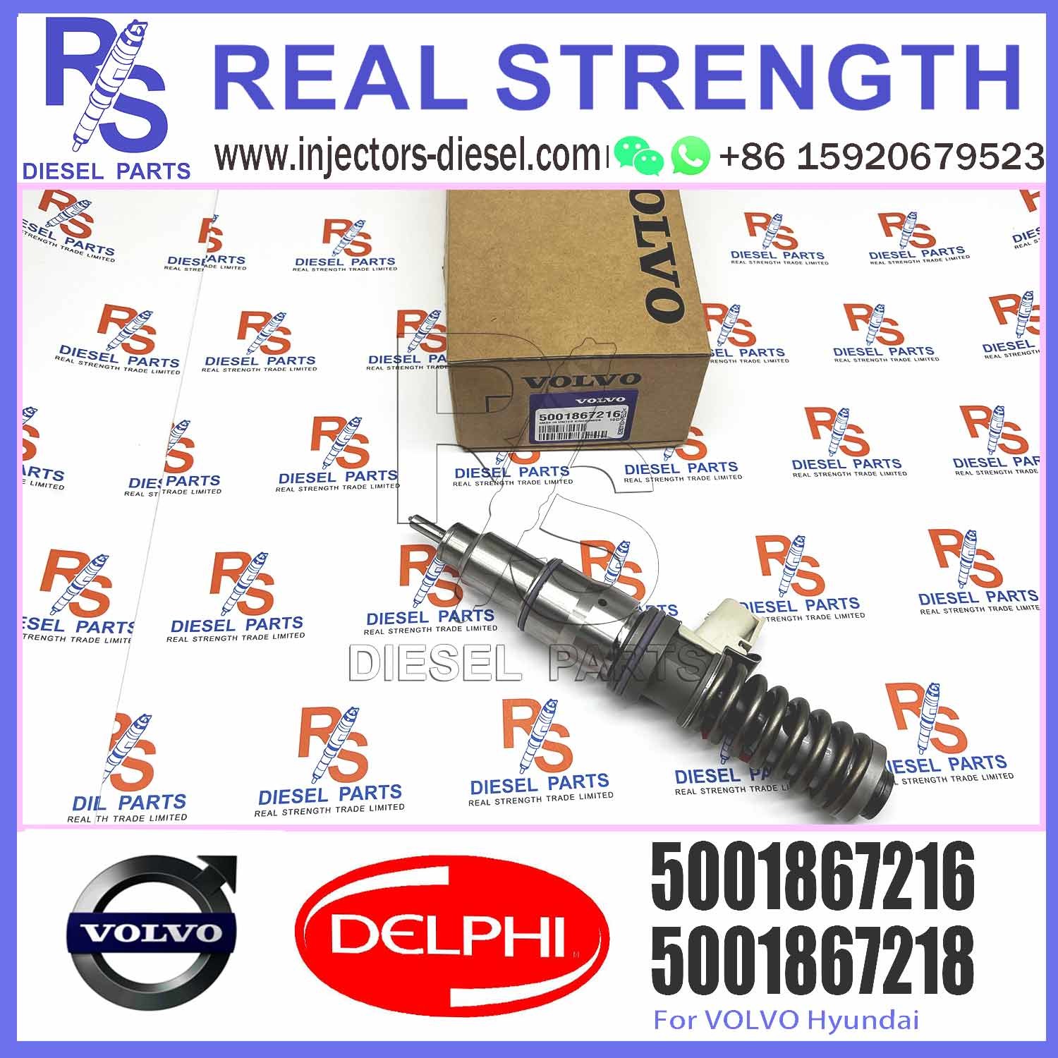Diesel Fuel Injector 21644596 5001867216 7420708597 7421582094 7421644596 E3.18 for V-O-L-V RENAULT 11LTR EURO3 HI