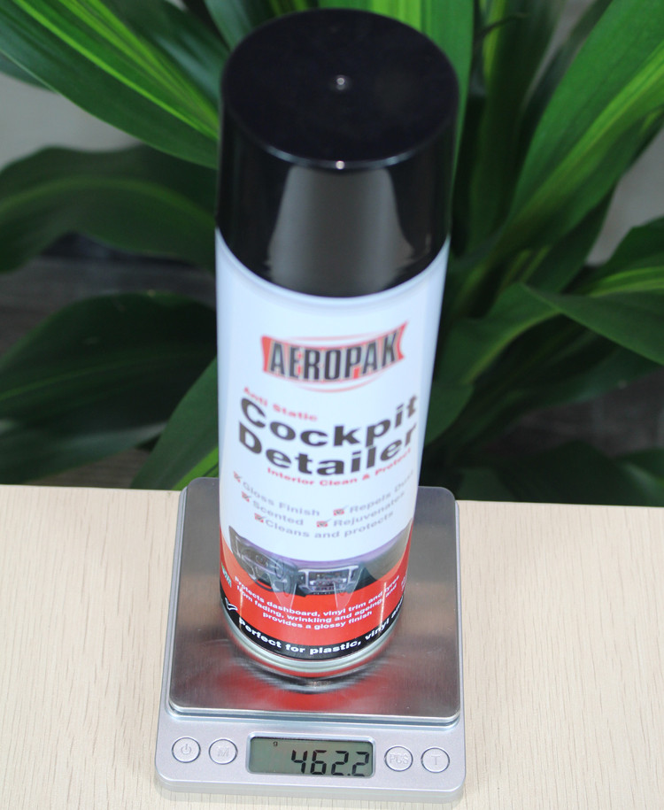 Aeropak Spray Dashboard Wax Cockpit Detailer Car Cleaning Chemicals Highly Effectively