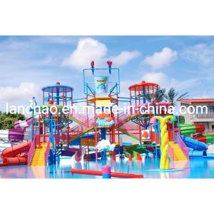 Quality 15m Height Large Splash Water Playground Fiberglass Water Play House OEM wholesale
