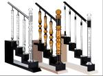 Minimalist Modern Metal Stair Railing Weather Resistant For Indoor Outdoor Use
