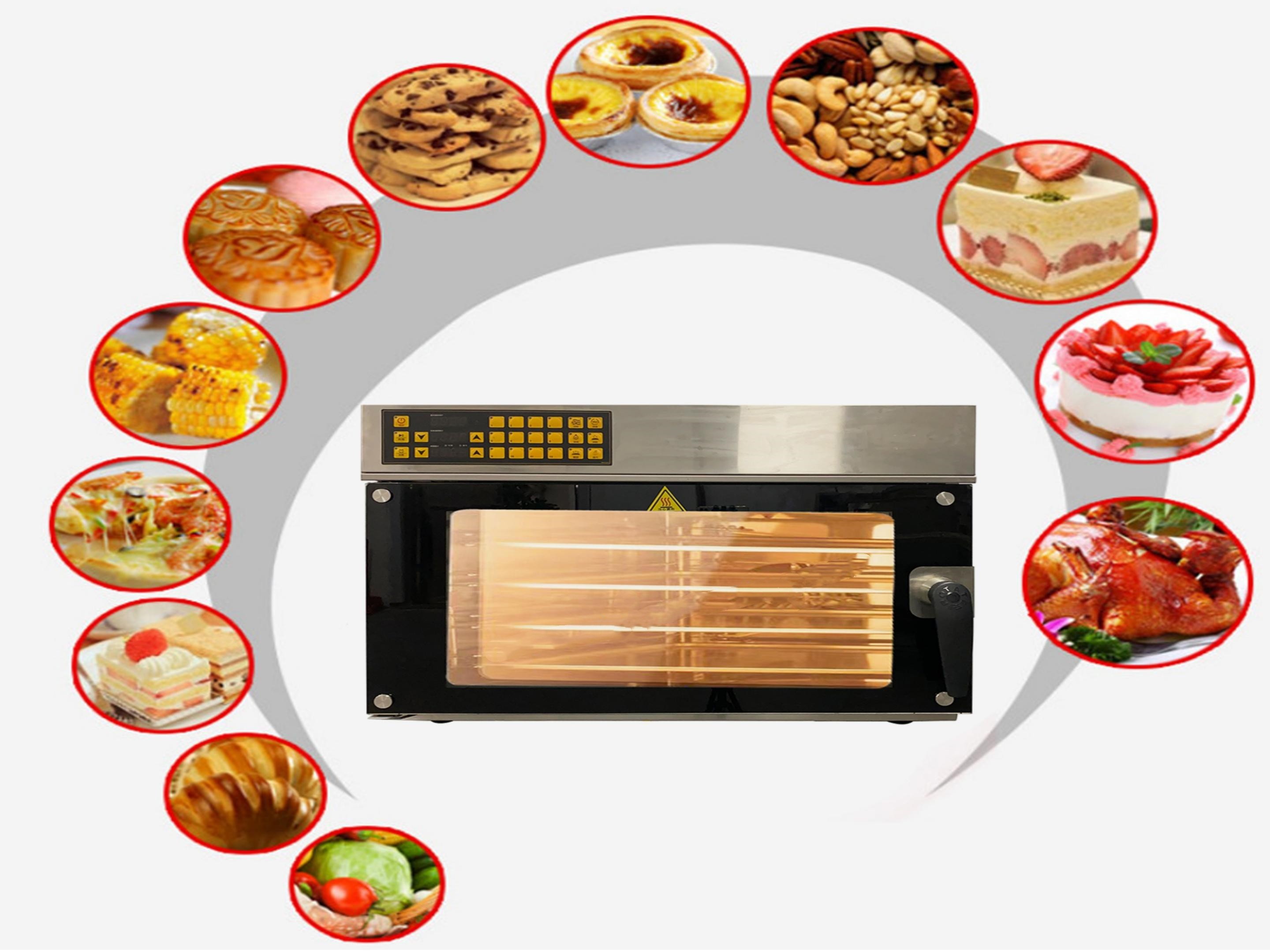 220v/110v Voltage Commercial Baking Equipment for Wheat Raw Material in Stainless Steel