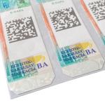 Color Change Holographic Beer Tax Stamp Duty with Surface Finishing