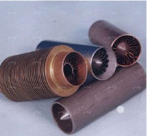 Quality DELLOK Hot Sale Copper Double Inner Tube Heat Exchange Copper Finn Tube For Heat Exchanger Inner Finned Tube wholesale