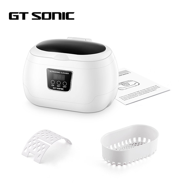 Mini Denture Ultrasonic Dental Cleaner 600ml 35W Stainless Steel SUS304 Tank