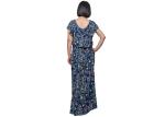 Soft Ladies Satin Pyjamas Long Dress Pyjama 100% Polyester Printing