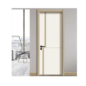 Quality Fireproof Hotel Room Pvc Solid Wood Internal Doors wholesale