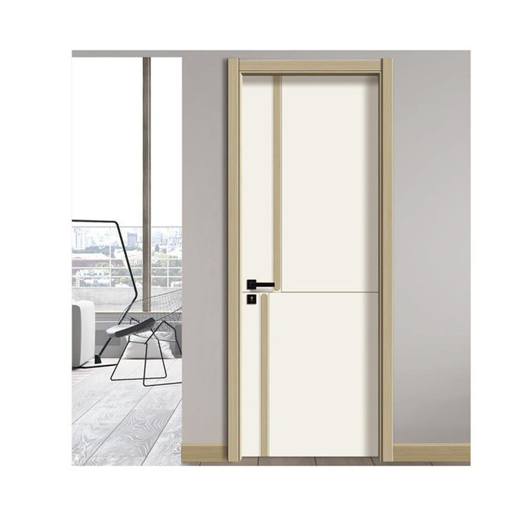 Soundproof 38dB Solid Wooden Door For Home