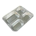 Golden Advantageous 4 Compartments Disposable Food Container for Takeaway Eco